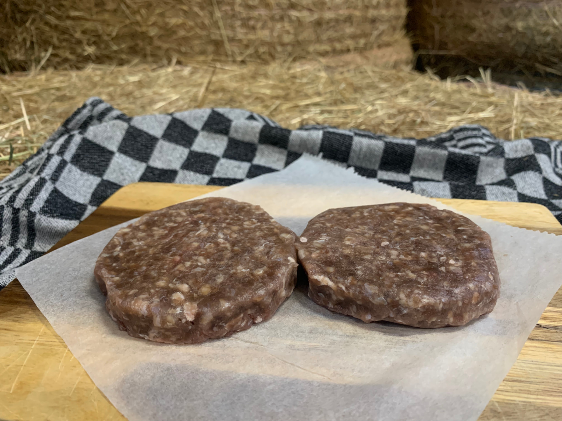 Runderhamburger met zeezout