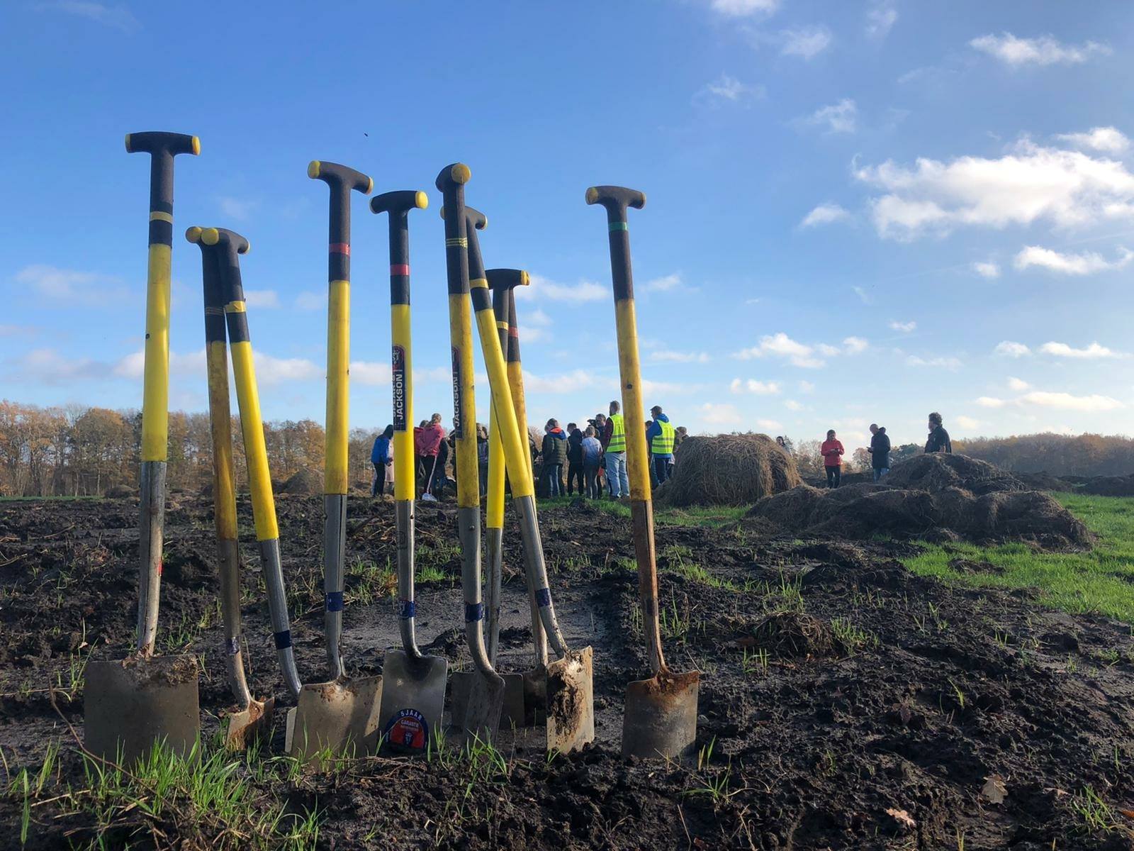 Plantdag agroforestry op het landgoed